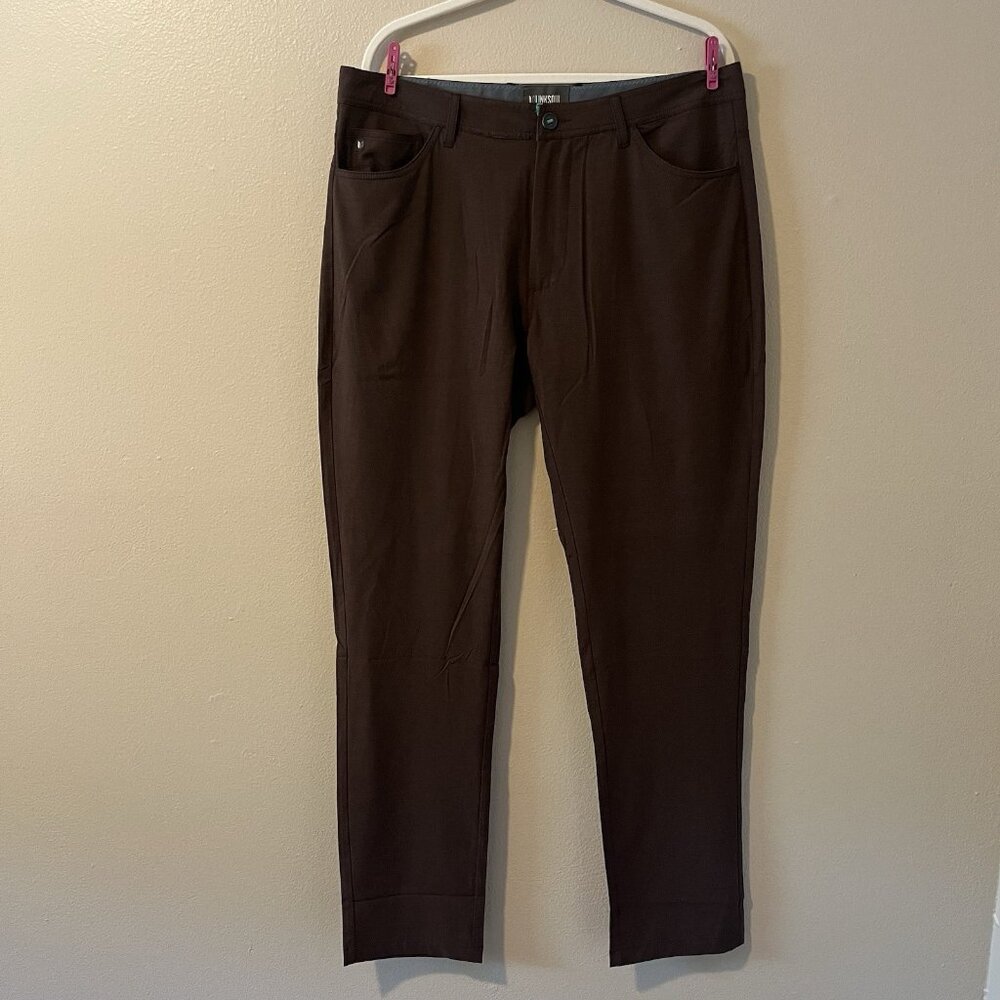Linksoul Pants 36 Long L Brown Dark Gorpcore Office‎ Performance Outdoors Golf
